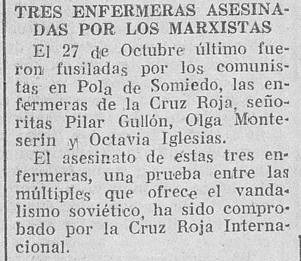 Noticia en El Adelanto de Salamanca, 17 de febrero de 1937, p. 1.